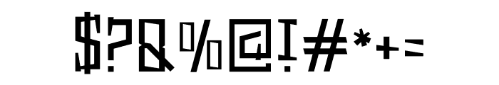 KINOEIKI Font OTHER CHARS