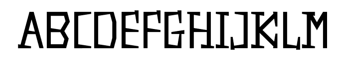 KINOEIKI Font UPPERCASE