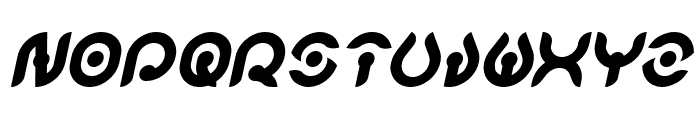 KIOSHIMA Italic Font UPPERCASE