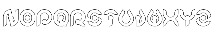 KIOSHIMA-Outlined Font UPPERCASE