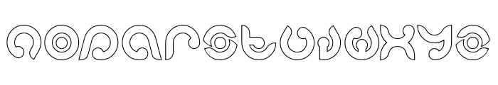 KIOSHIMA-Outlined Font LOWERCASE