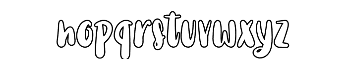 KISS ME OUTLINE Font LOWERCASE