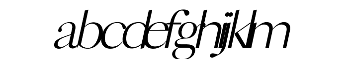 KITON Italic Font LOWERCASE