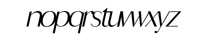 KITON Italic Font LOWERCASE