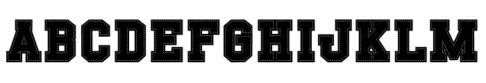 KL Ball Stitch Font LOWERCASE