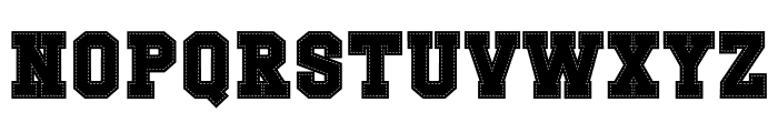 KL Ball Stitch Font LOWERCASE