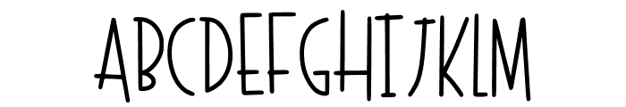 KL Blackbird Font LOWERCASE