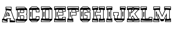 KL EndZone Font LOWERCASE