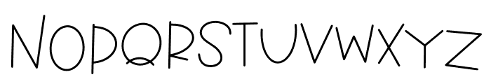 KL Starfish Font UPPERCASE