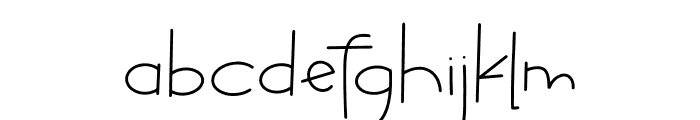 KL Starfish Font LOWERCASE