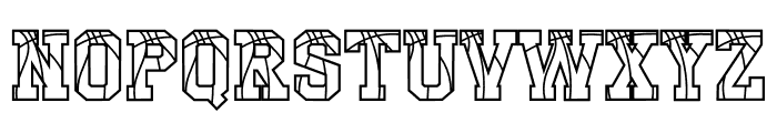 KL Swoosh Font UPPERCASE