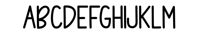 KLBeaches Font UPPERCASE