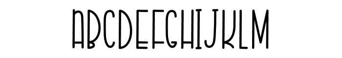 KLChillyEggnog Font UPPERCASE