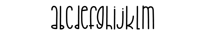 KLChillyEggnog Font LOWERCASE