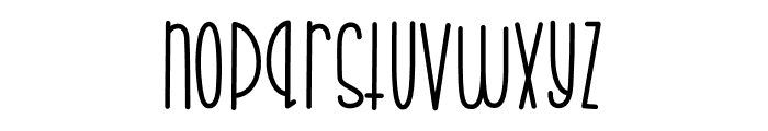 KLChillyEggnog Font LOWERCASE