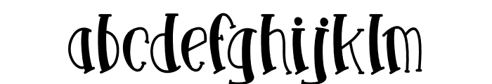 KLSchoolHazeFilled Font LOWERCASE