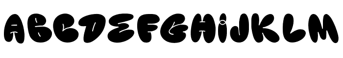 KNERDFilled-Regular Font LOWERCASE