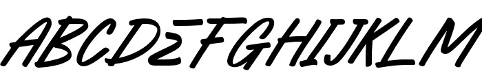 KOEASU-Italic Font LOWERCASE