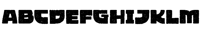 KONG BUFAR Rough Font UPPERCASE
