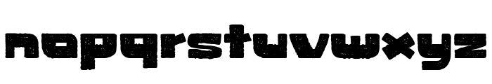 KONG BUFAR Rough Font LOWERCASE