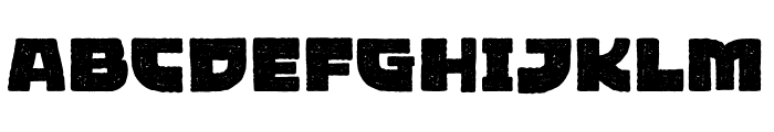 KONGBUFAR-Rough Font UPPERCASE