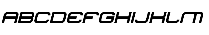 KROIGS Slant Font UPPERCASE