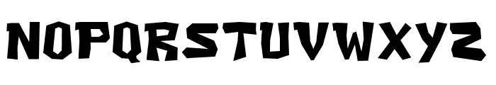 KUROKI Font UPPERCASE
