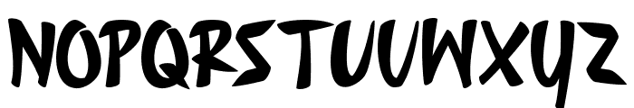 KYOTO WORLD Regular Font UPPERCASE