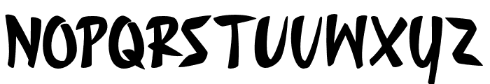 KYOTOWORLD-Regular Font UPPERCASE