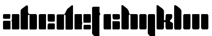 Kabisat Stencil Font LOWERCASE