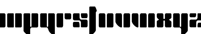 Kabisat Stencil Font LOWERCASE