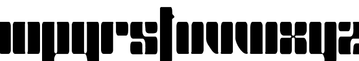 Kabisat Tall Stencil Font LOWERCASE