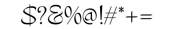 Kabyah Regular Font OTHER CHARS