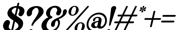 Kabytag Italic Font OTHER CHARS