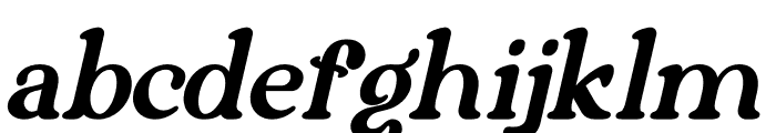 Kabytag Italic Font LOWERCASE