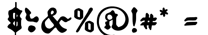 Kachelofen Font OTHER CHARS