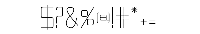 Kacugak Font OTHER CHARS