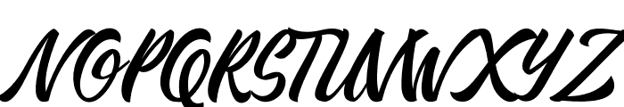 Kadisoka-Script Font UPPERCASE