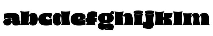 KagebBold-Regular Font LOWERCASE