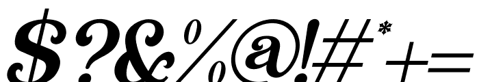Kagista Italic Font OTHER CHARS