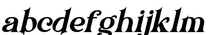 Kagista Italic Font LOWERCASE