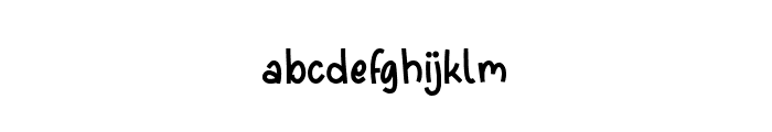 Kagomechan Font LOWERCASE
