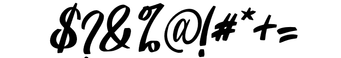 Kaguri Italic Font OTHER CHARS