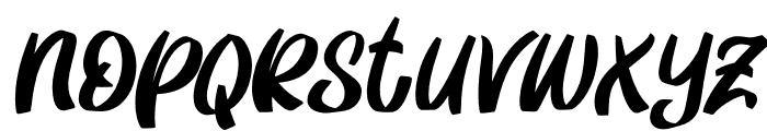 Kaguri Italic Font LOWERCASE