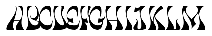 Kaifiya-Regular Font UPPERCASE