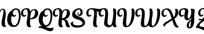 Kaila Script Font UPPERCASE