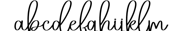 Kailay Font LOWERCASE