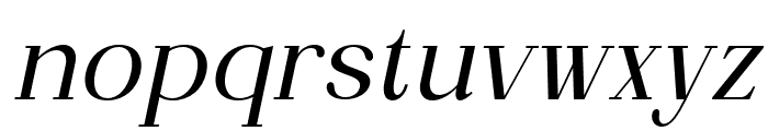 Kailsix-Italic Font LOWERCASE