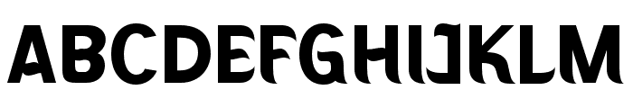 Kajju-Black Font UPPERCASE