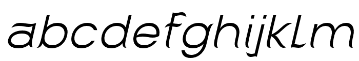Kajju-ExtraLightSlanted Font LOWERCASE